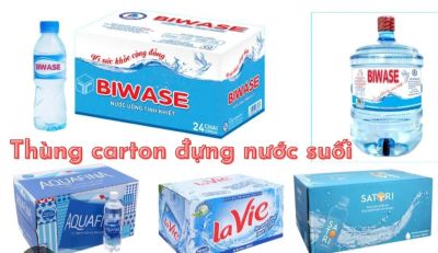 Thùng carton đựng nước uống